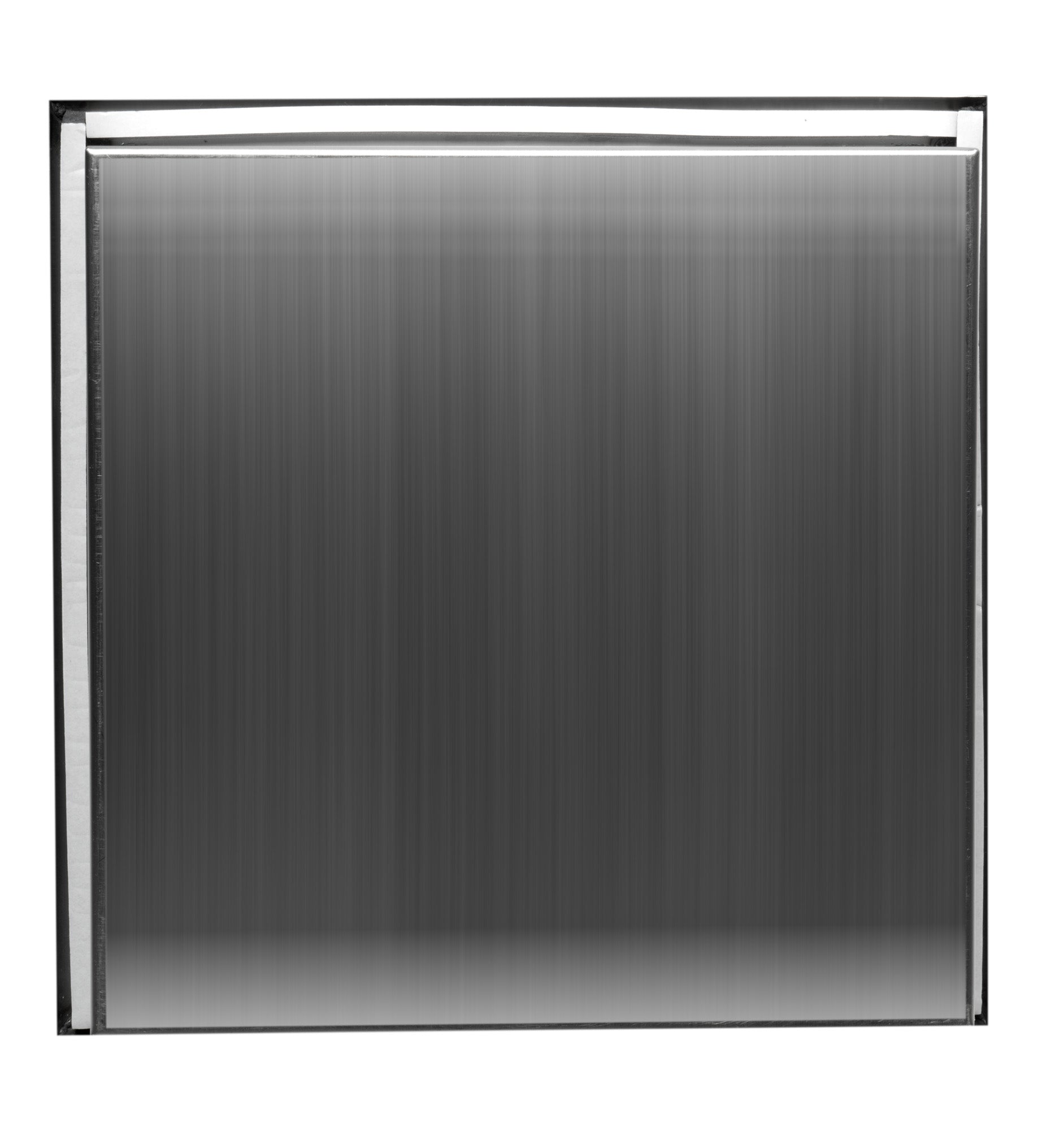 ALFI brand ABN1212-BSS 12 x 12 Brushed Stainless Steel Square Single Shelf Bath Shower Niche, 20 Gauge