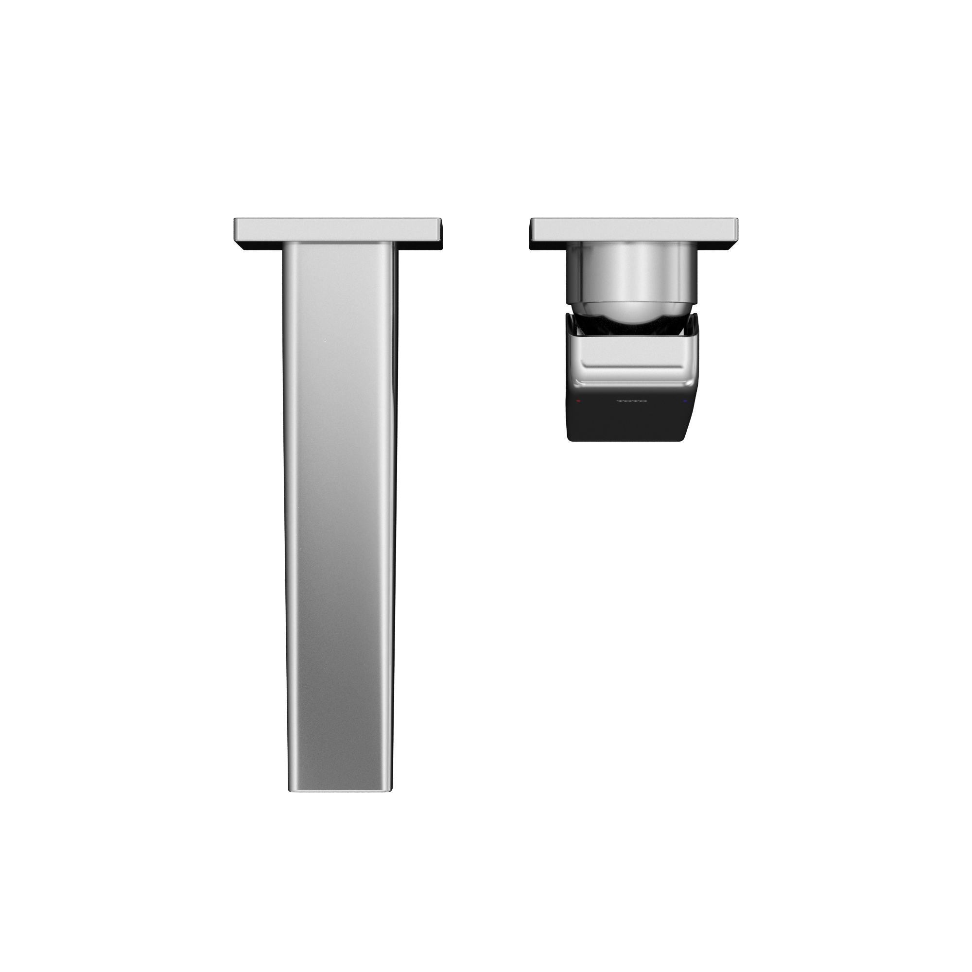 TOTO GB 1.2 GPM Wall-Mount Single-Handle Bathroom Faucet with COMFORT GLIDE Technology, Polished Chrome, Brass, TLG10307U#CP