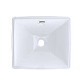 TOTO Legato Rectangular Undermount Bathroom Sink with CEFIONTECT, Cotton White, Vitreous China, LT624G#01