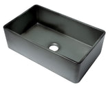 ALFI brand 33" Fireclay Farmhouse Sink, Concrete, ABCO3320SB