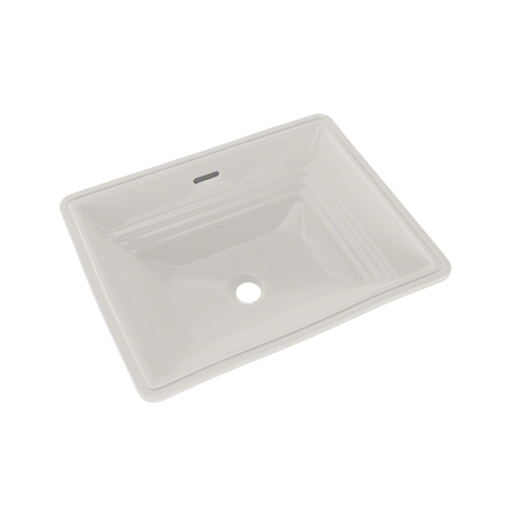 TOTO Promenade Rectangular Undermount Bathroom Sink, Colonial White, Vitreous China, LT533#11