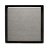 ALFI brand ABSD55B-BSS 5" x 5" Modern Square Brushed Stainless Steel Shower Drain with Solid Cover