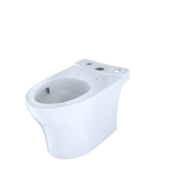 TOTO Aquia IV Elongated Skirted Toilet Bowl with CEFIONTECT, Cotton White, Vitreous China, CT446CEGN#01