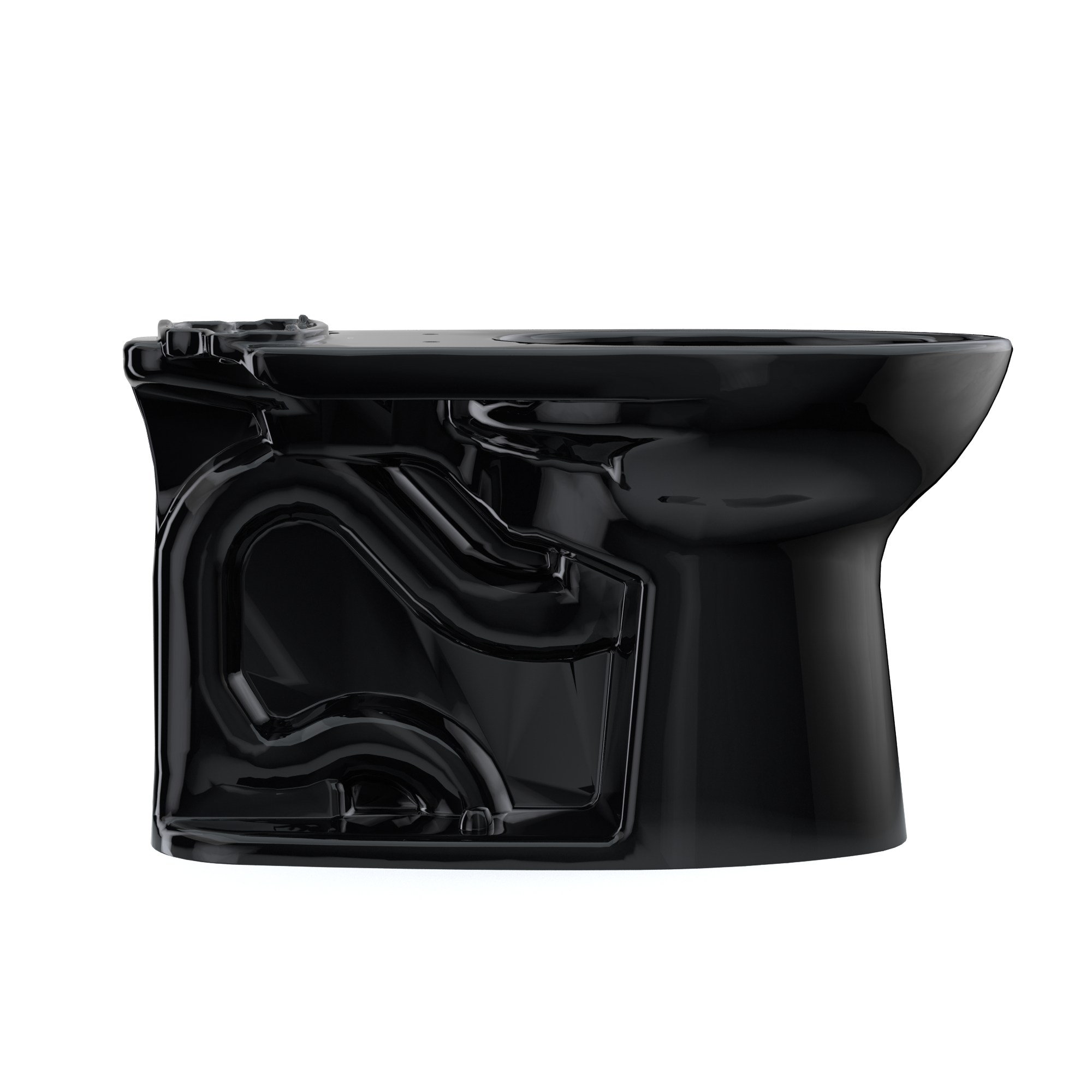 TOTO Drake Elongated TORNADO FLUSH Toilet Bowl, Ebony, Vitreous China, C776CE#51