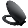 TOTO Traditional SoftClose Non Slamming, Slow Close Elongated Toilet Seat and Lid, Ebony, Plastic, SS154#51