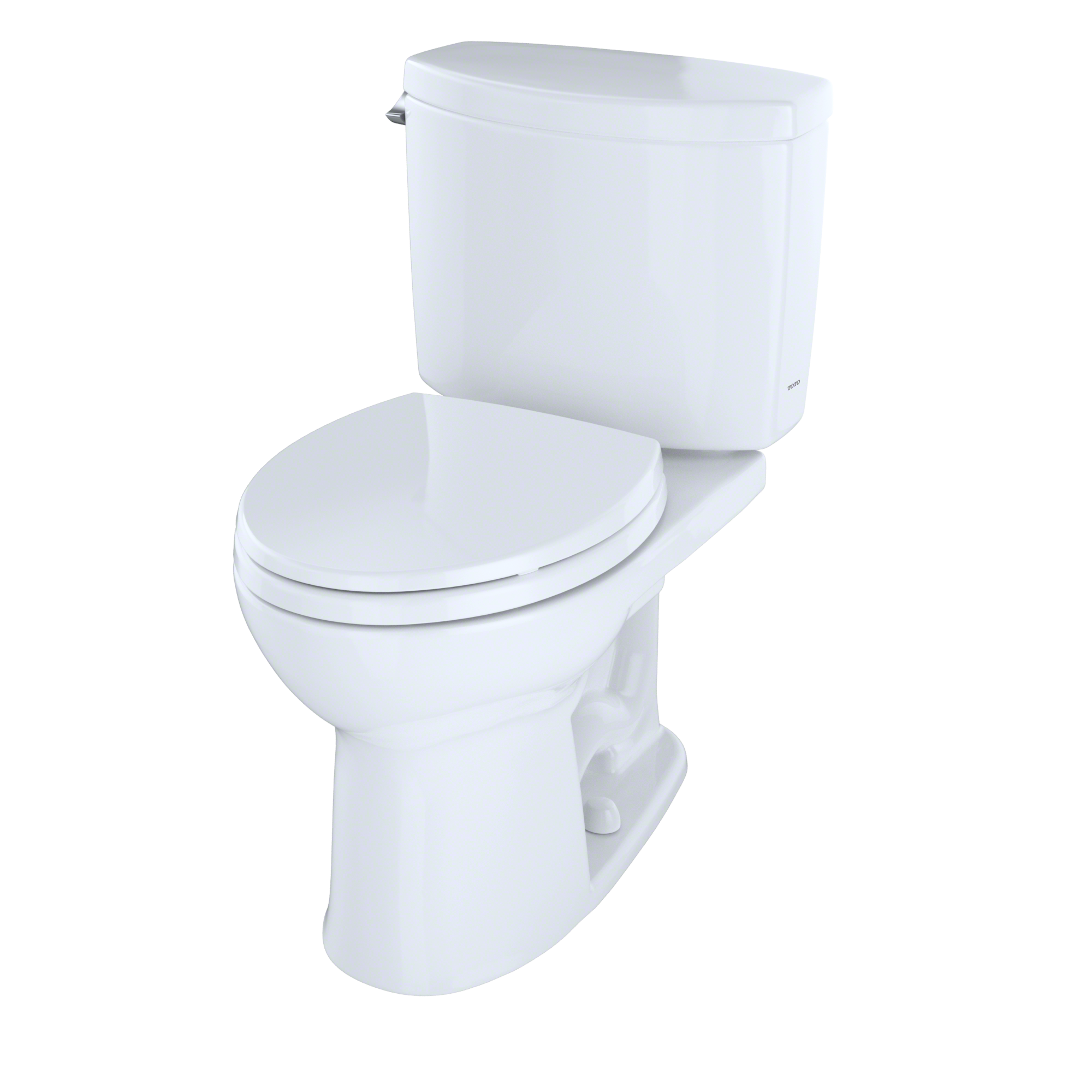 TOTO Drake II Two-Piece Round 1.28 GPF Universal Height Toilet with CEFIONTECT, Sedona Beige, Vitreous China, CST453CEFG#12
