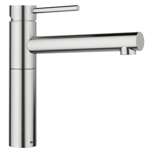 Alternate Image for Blanco Alta II Pull-Out Bar Faucet, PVD Steel, 1.5 GPM, Brass, 527569