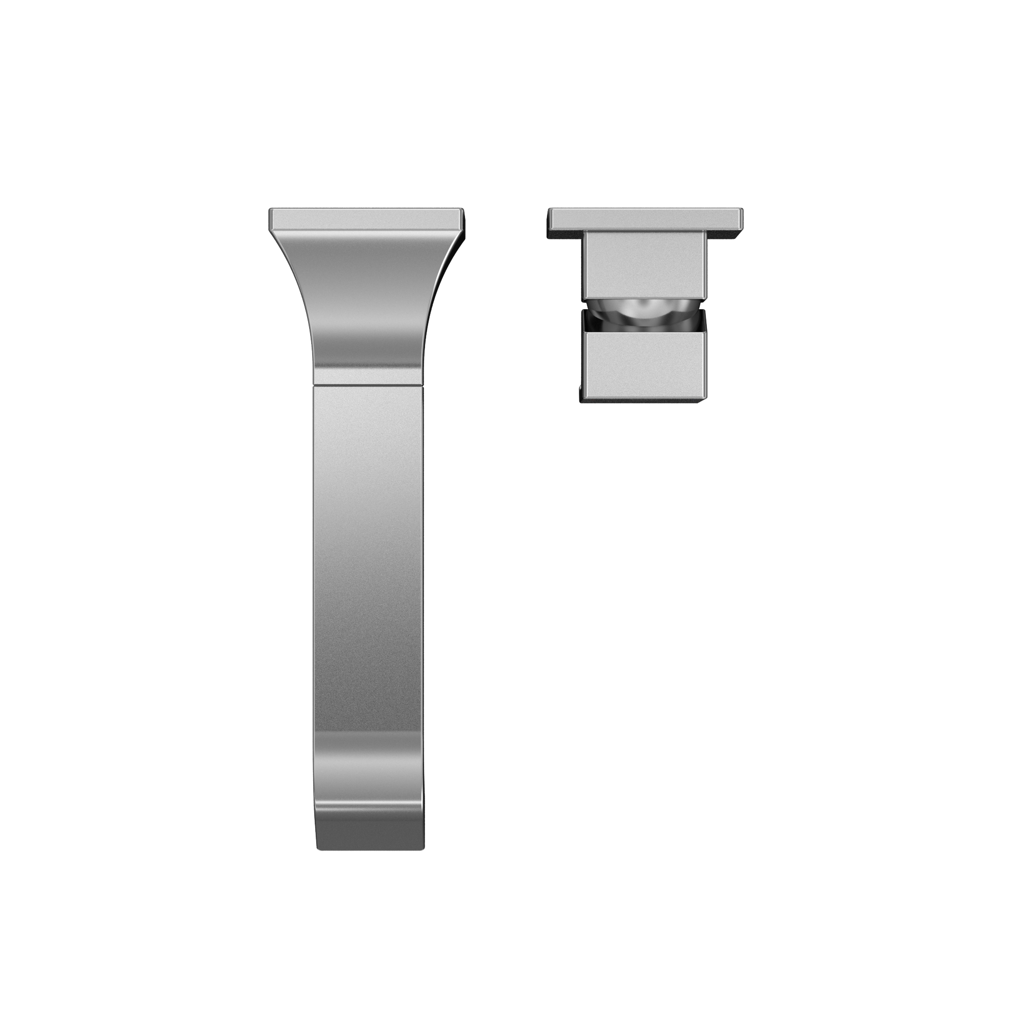TOTO GC 1.2 GPM Wall-Mount Single-Handle Long Bathroom Faucet with COMFORT GLIDE Technology, Polished Chrome, Brass, TLG08308U#CP