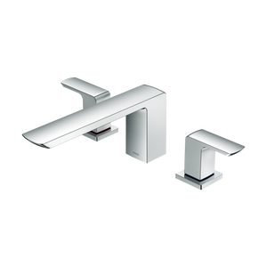 Alternate Image for TOTO GR Two-Handle Deck-Mount Roman Tub Filler Trim, Polished Chrome, Brass, TBG02201U#CP