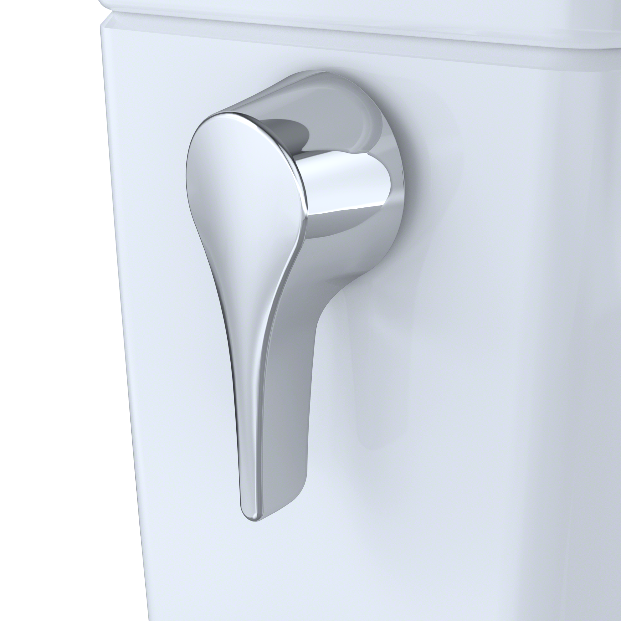 TOTO Vespin II 1G Two-Piece Elongated 1.0 GPF Universal Height Skirted Toilet with CEFIONTECT and Right-Hand Trip Lever, Cotton White, Vitreous China, CST474CUFRG#01