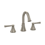 TOTO Vivian Alta Two Handle Widespread 1.2 GPM Bathroom Sink Faucet, Brushed Nickel, Brass, TL220DD1H12#BN