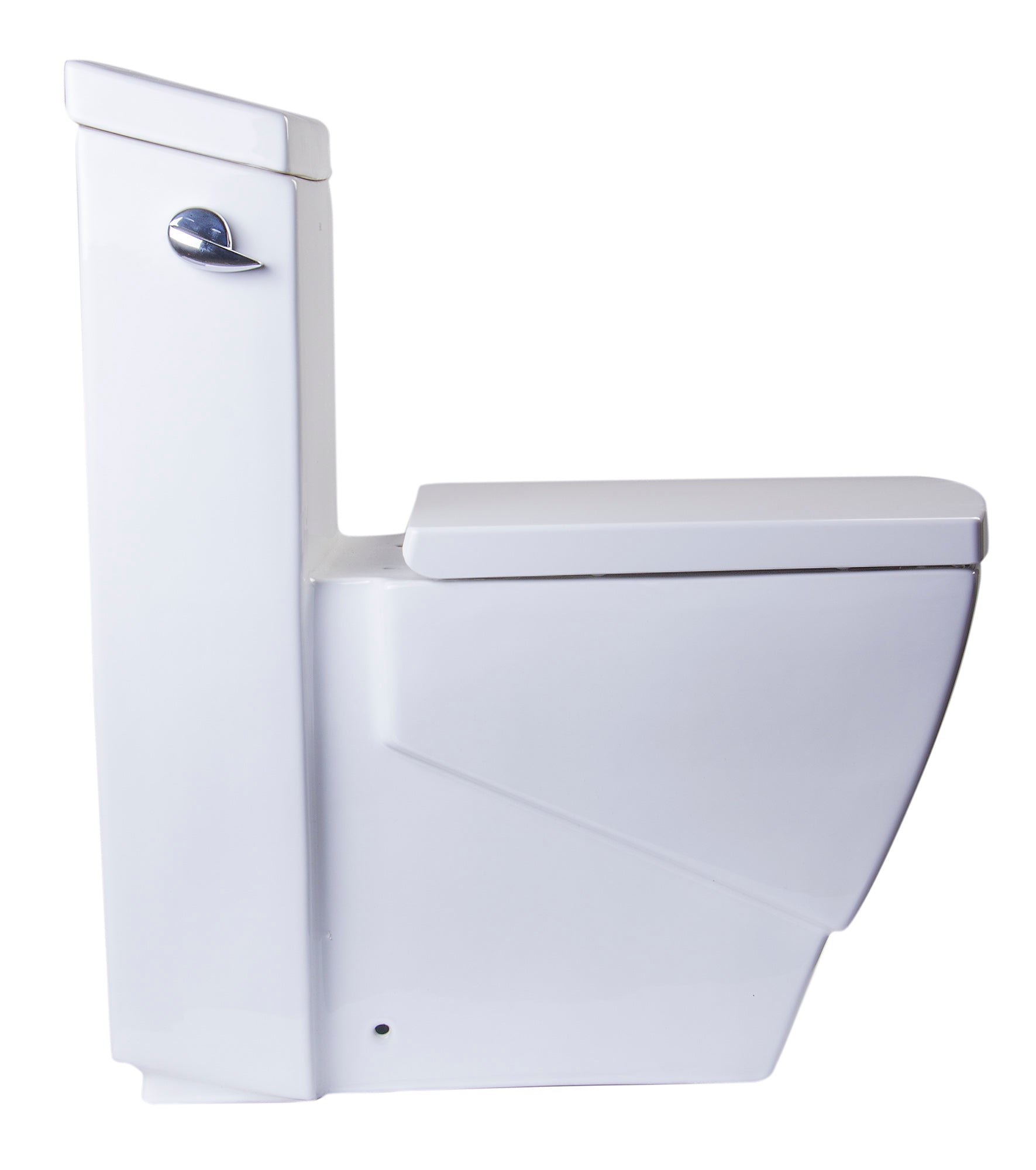 EAGO Porcelain, White, TB346 Modern Dual Flush One Piece High-Efficiency Low Flush Ceramic Toilet