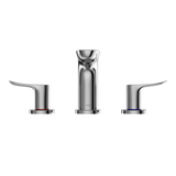 TOTO GO Series 1.2 GPM Two Handle Widespread Bathroom Sink Faucet with Drain Assembly, Polished Chrome, Brass, TLG01201U#CP