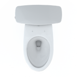 TOTO Drake Transitional Two-Piece Elongated 1.28 GPF TORNADO FLUSH Toilet with CEFIONTECT, Cotton White, Vitreous China, CST786CEG#01