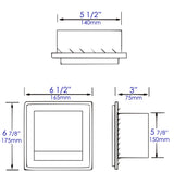 Alternative View of ALFI brand ABTPP77-BB PVD Brushed Black Stainless Steel Recessed Toilet Paper Holder with Cover
