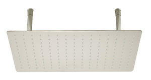 Alternate Image for ALFI brand RAIN2012-BSS 20" Rectangular Brushed Solid Stainless Steel Ultra Thin Rain Shower Head