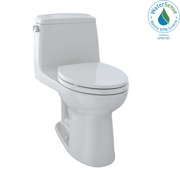 TOTO Eco UltraMax One-Piece Elongated 1.28 GPF Toilet, Colonial White, Vitreous China, MS854114E#11