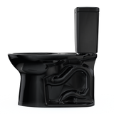 TOTO Drake Two-Piece Elongated 1.6 GPF TORNADO FLUSH Toilet, Ebony, Vitreous China, CST776CS#51