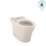 TOTO Aquia IV WASHLET+ Elongated Skirted Toilet Bowl with CEFIONTECT, Sedona Beige, Vitreous China, CT446CEGNT40#12