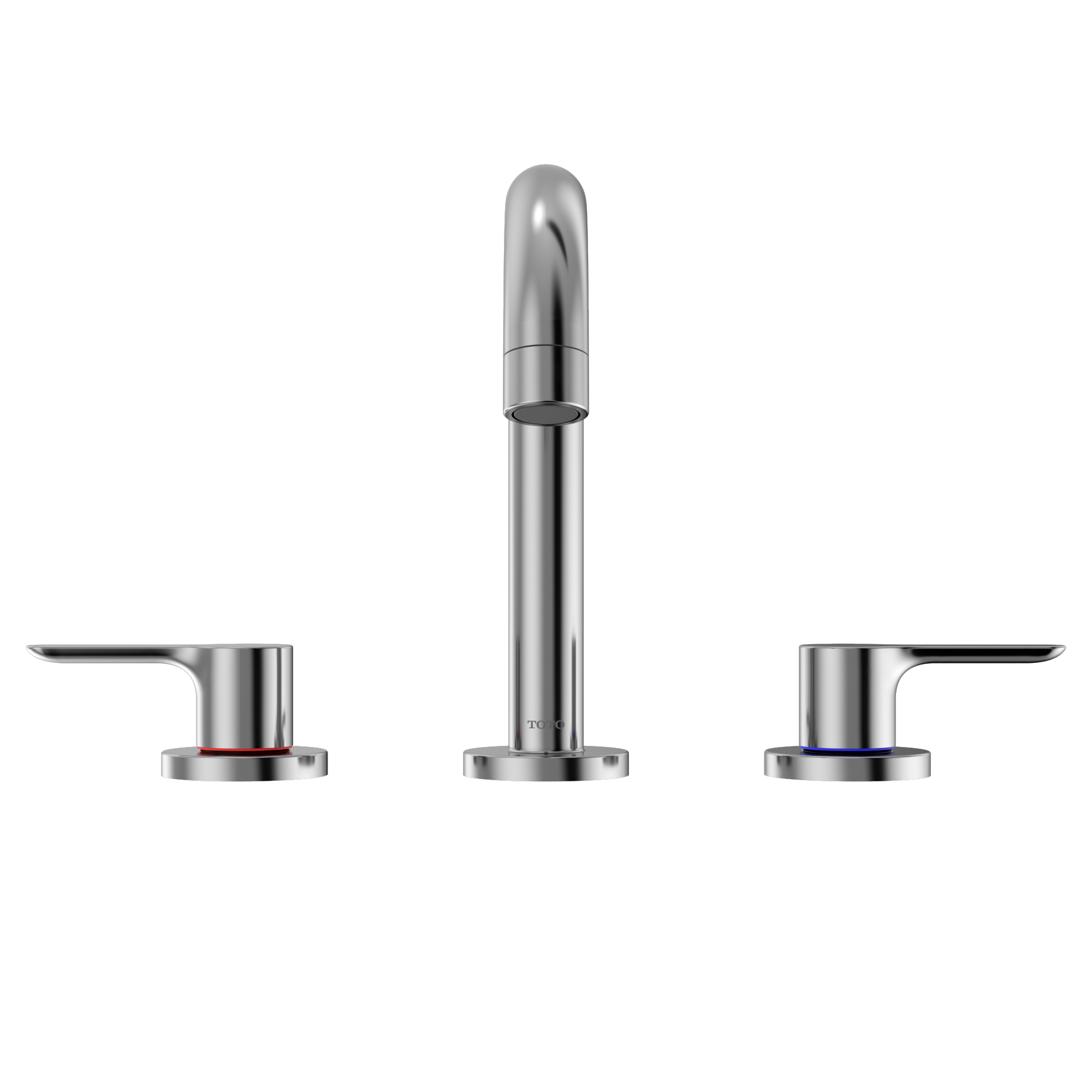 TOTO LB Series Two Handle Widespread 1.2 GPM Bathroom Sink Faucet with Drain Assembly, Polished Chrome, Brass, TLS01201U#CP