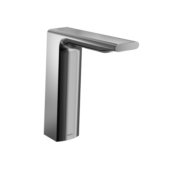 TOTO Libella Semi-Vessel AC Powered 0.5 GPM Touchless Bathroom Faucet, 20 Second Continuous Flow, Polished Chrome, Brass, T23M53A#CP