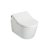 TOTO RX WASHLET+ Ready Electronic Bidet Toilet Seat with Auto Flush Ready Cotton White, Plastic, SW4047AT60#01