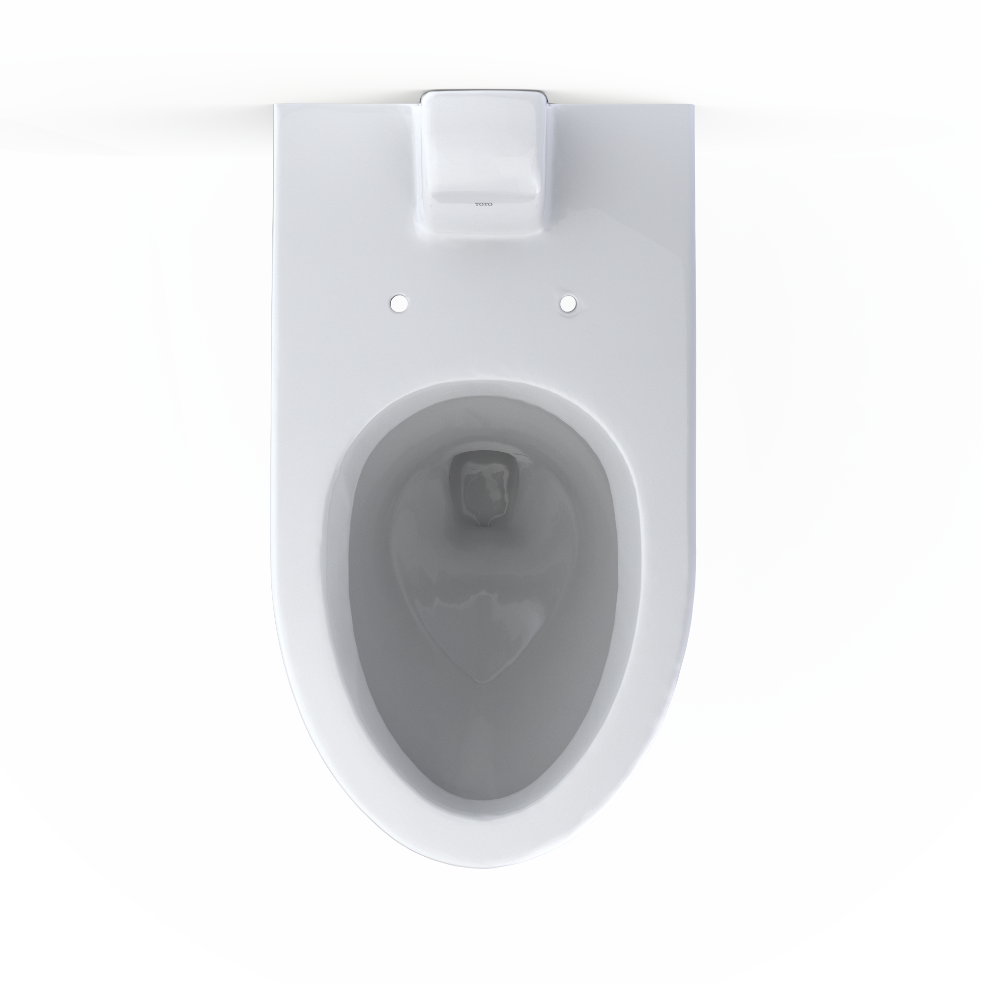 TOTO TORNADO FLUSH Commercial Flushometer Wall-Mounted Toilet, Elongated, Cotton White, Vitreous China, CT728CUV#01