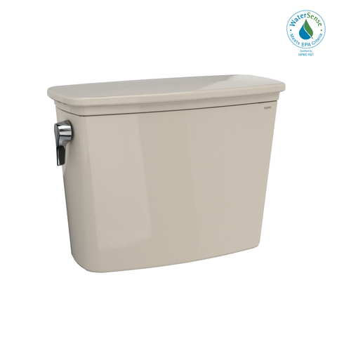 TOTO Drake Transitional 1.28 GPF Toilet Tank with WASHLET+ Auto Flush Compatibility, Bone, Vitreous China, ST786EA#03