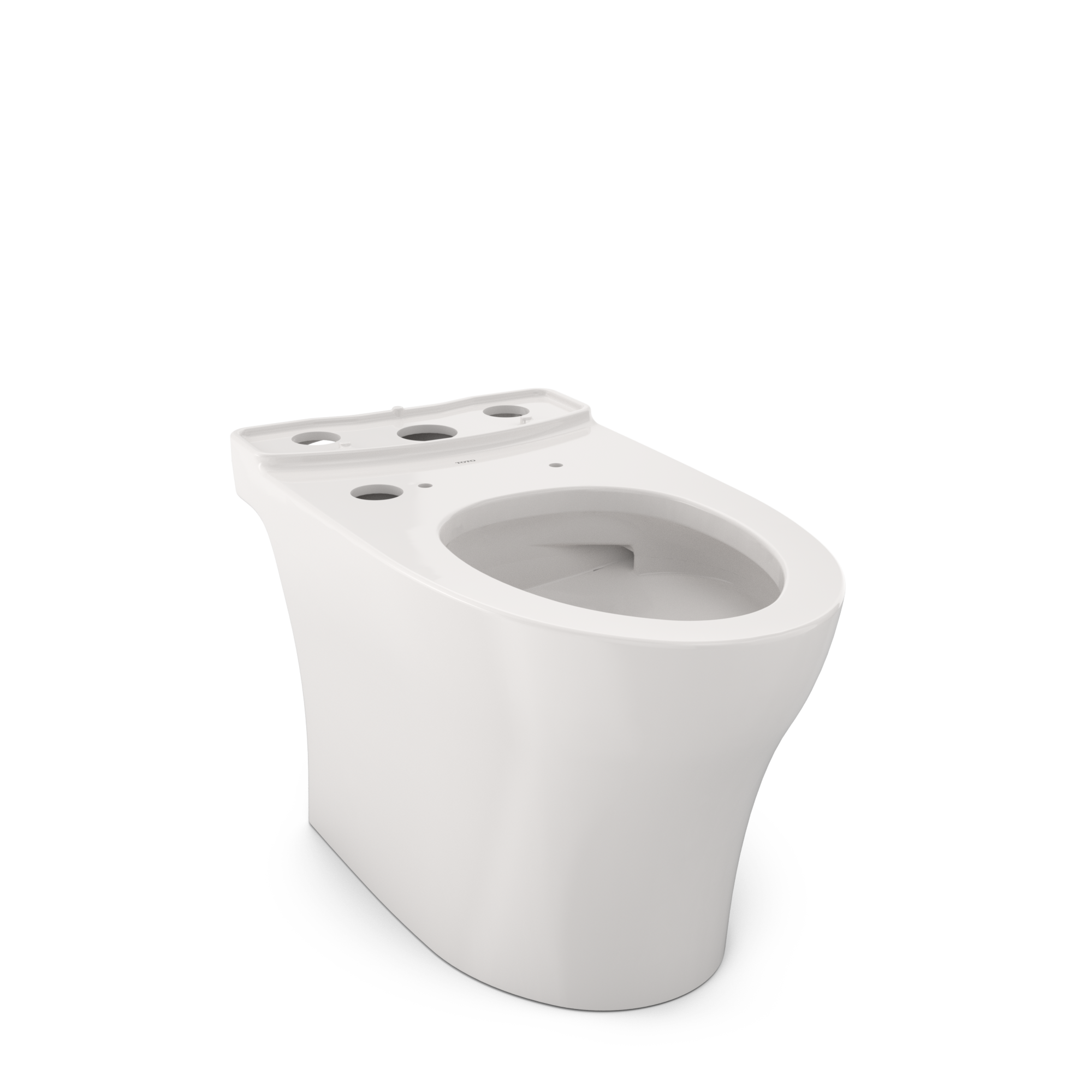 TOTO Aquia IV WASHLET+ Elongated Skirted Toilet Bowl with CEFIONTECT, Colonial White, Vitreous China, CT446CEGNT40#11