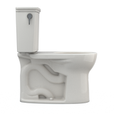 TOTO Drake Transitional Two-Piece Round 1.28 GPF Universal Height TORNADO FLUSH Toilet with CEFIONTECT, Sedona Beige, Vitreous China, CST785CEFG#12