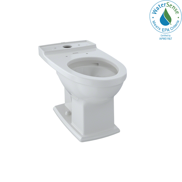 TOTO Connelly Universal Height Elongated Toilet Bowl with CEFIONTECT, Colonial White, Vitreous China, CT494CEFG#11