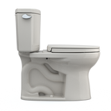 TOTO Drake II Two-Piece Elongated 1.28 GPF Universal Height Toilet with CEFIONTECT and SS124 SoftClose Seat, WASHLET+ Ready, Sedona Beige, Vitreous China|Plastic, MS454124CEFG#12