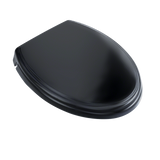 TOTO Traditional SoftClose Non Slamming, Slow Close Elongated Toilet Seat and Lid, Ebony, Plastic, SS154#51