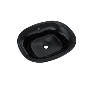 Alternate Image for TOTO Maris 17-5/8" x 14-9/16" Oval Undermount Bathroom Sink, Ebony, Vitreous China, LT483#51
