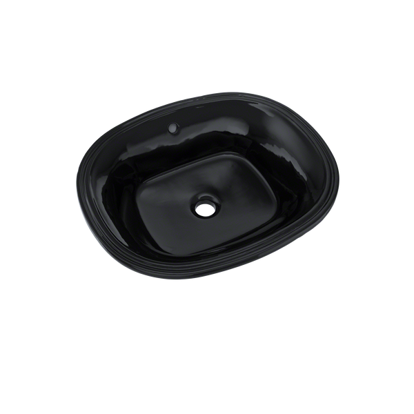 TOTO Maris 17-5/8" x 14-9/16" Oval Undermount Bathroom Sink, Ebony, Vitreous China, LT483#51