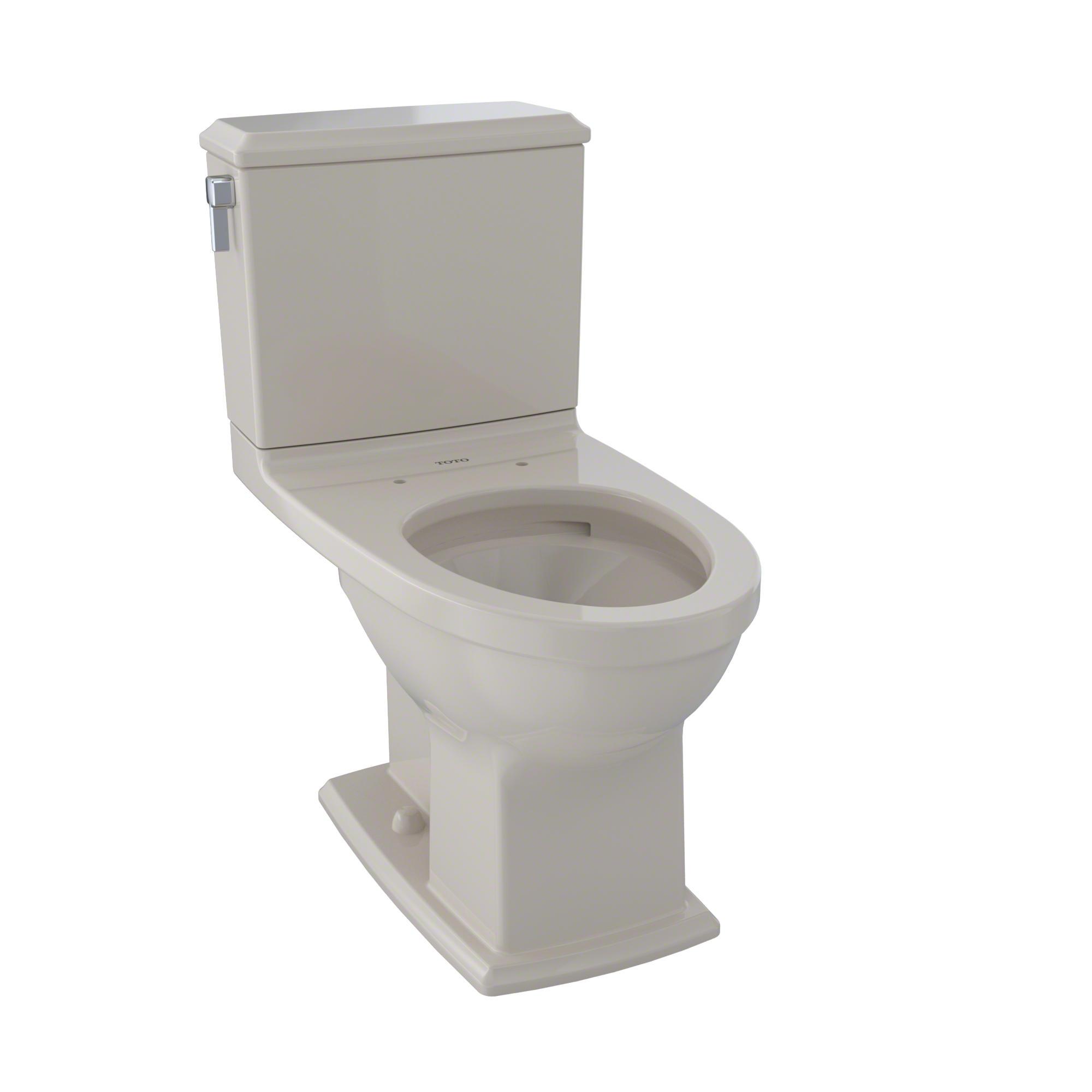 TOTO Connelly Two-Piece Elongated Dual-Max, Dual Flush 1.28 and 0.9 GPF Universal Height Toilet with CEFIONTECT, Bone, Vitreous China, CST494CEMFG#03