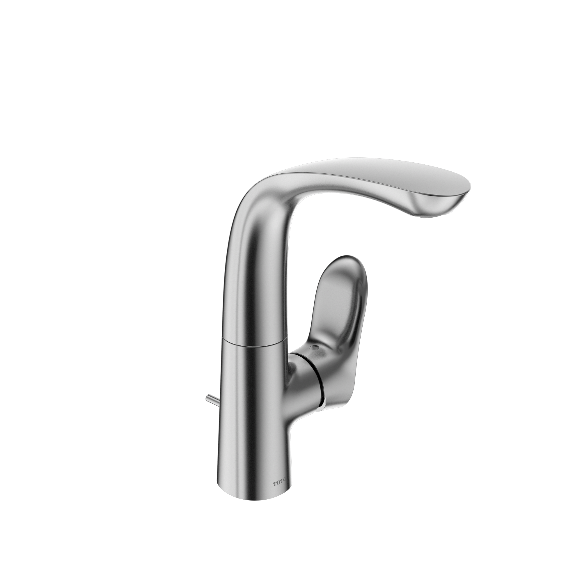 TOTO GO 1.2 GPM Single Side-Handle Bathroom Sink Faucet with COMFORT GLIDE Technology and Drain Assembly, Polished Chrome, Brass, TLG01309U#CP