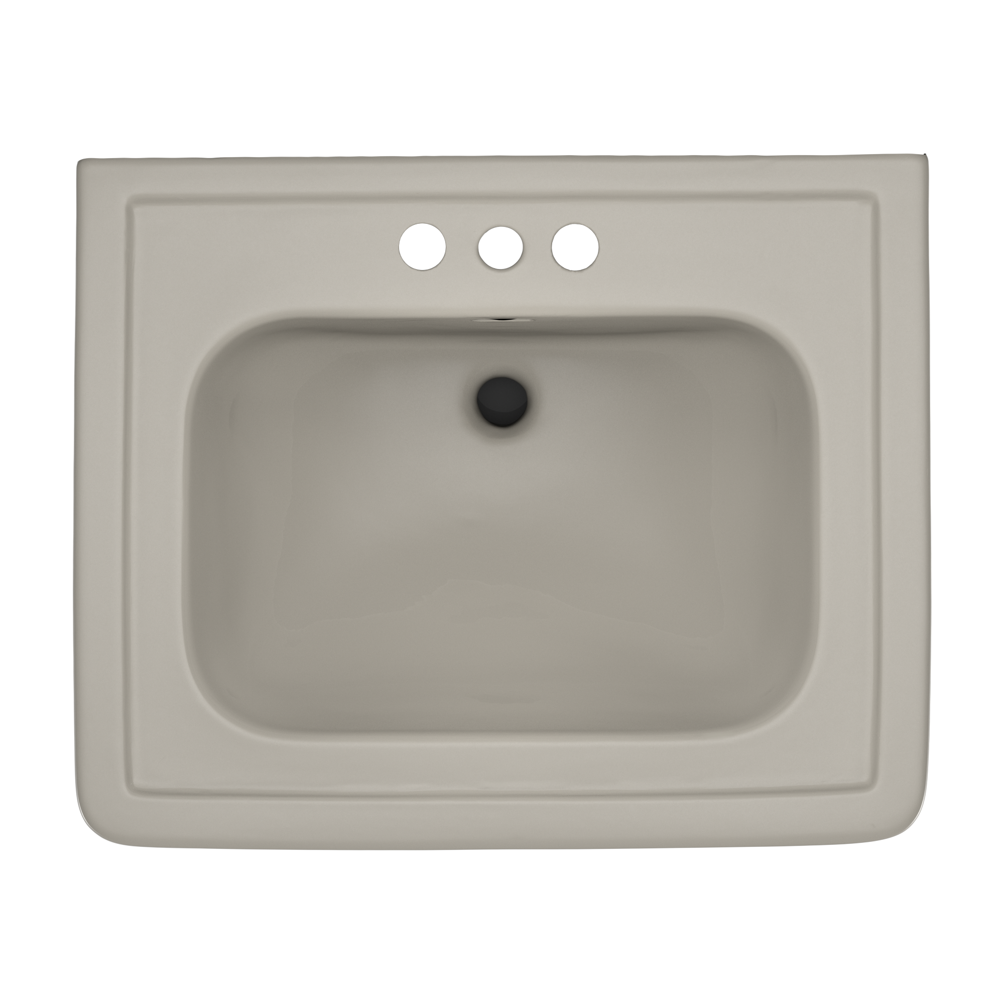 TOTO Promenade 27-1/2" x 22-1/4" Rectangular Pedestal Bathroom Sink for 4 inch Center Faucets, Bone, Vitreous China, LPT530.4N#03