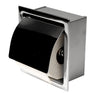 ALFI brand ABTP77-PSS Polished Stainless Steel Recessed Toilet Paper Holder with Cover, Chrome