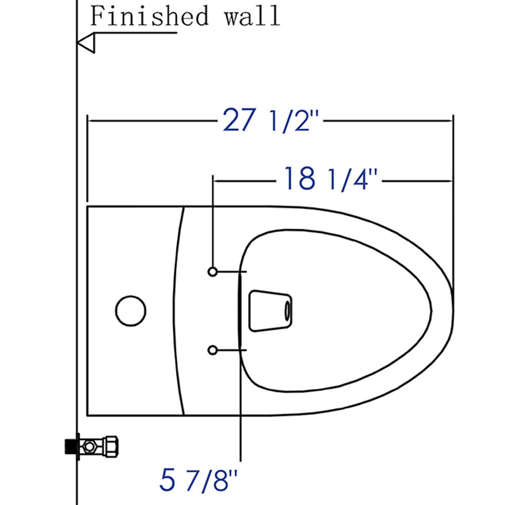 EAGO Plastic, White, R-358SEAT Replacement Soft Closing Toilet Seat for TB358
