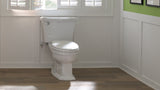 TOTO Eco Clayton Two-Piece Elongated 1.28 GPF Universal Height Toilet, Sedona Beige, Vitreous China, CST784EF#12