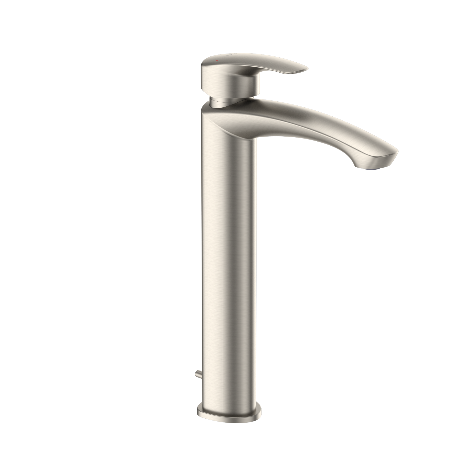 TOTO GM 1.2 GPM Single Handle Vessel Bathroom Sink Faucet with COMFORT GLIDE Technology, Brushed Nickel, Brass, TLG09305U#BN