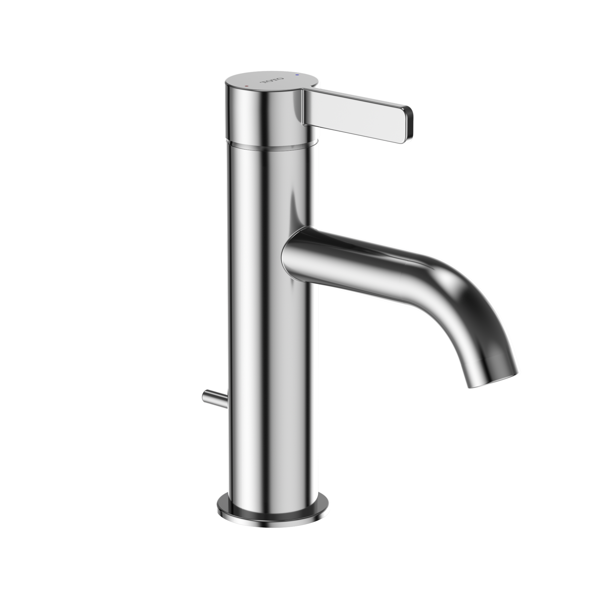 TOTO GF Series 1.2 GPM Single Handle Bathroom Sink Faucet with COMFORT GLIDE Technology and Drain Assembly, Polished Chrome, Stainless Steel, TLG11301U#CP