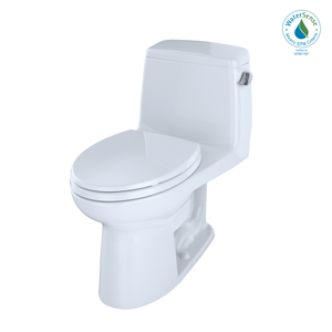 Alternate Image for TOTO Eco UltraMax One-Piece Elongated 1.28 GPF ADA Compliant Toilet with Right-Hand Trip Lever, Cotton White, Vitreous China, MS854114ELR#01