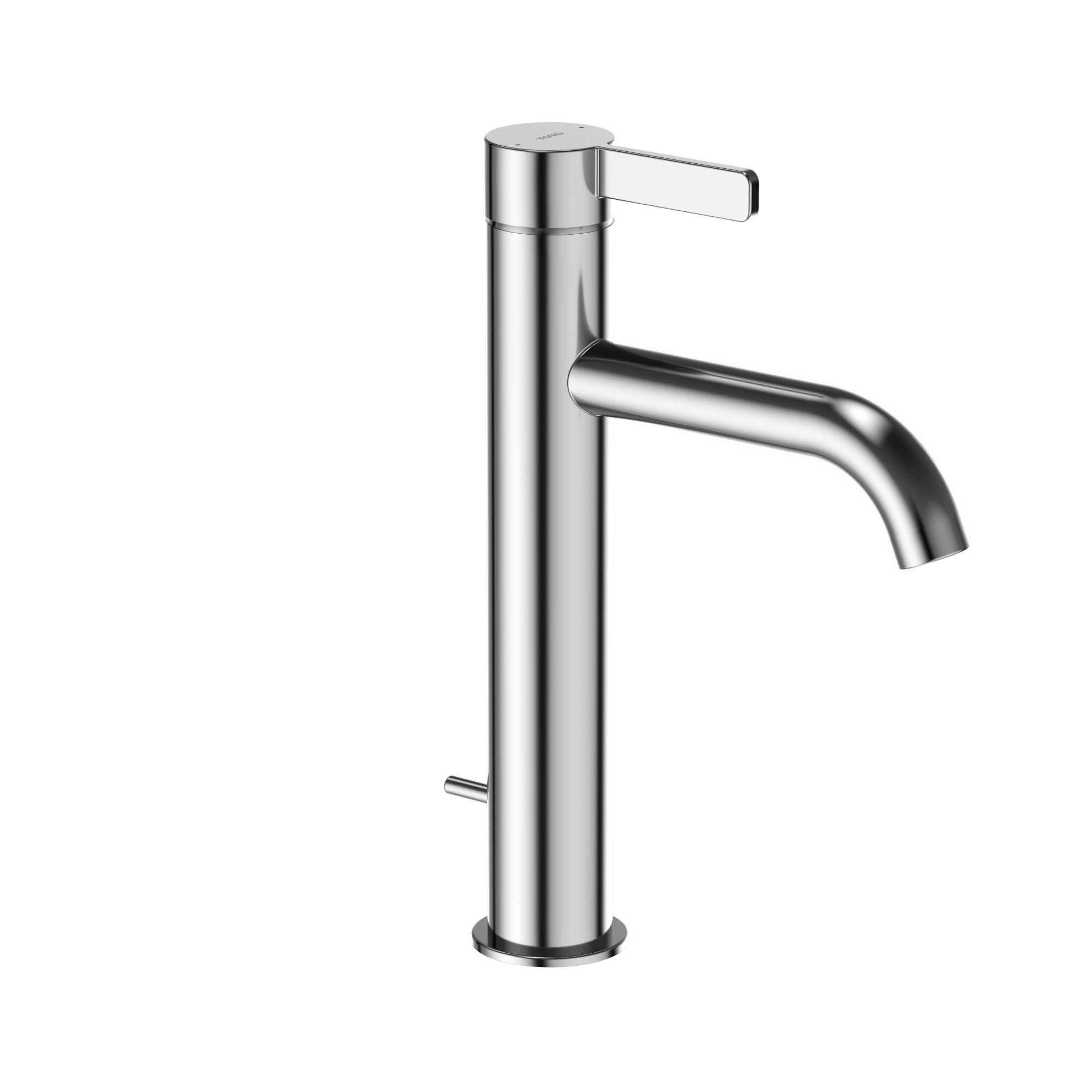 TOTO GF 1.2 GPM Single Handle Semi-Vessel Bathroom Sink Faucet with COMFORT GLIDE Technology, Polished Chrome, Stainless Steel, TLG11303U#CP
