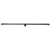 ALFI brand ABLD59C-BM 59" Black Matte Stainless Steel Linear Shower Drain with Groove Holes