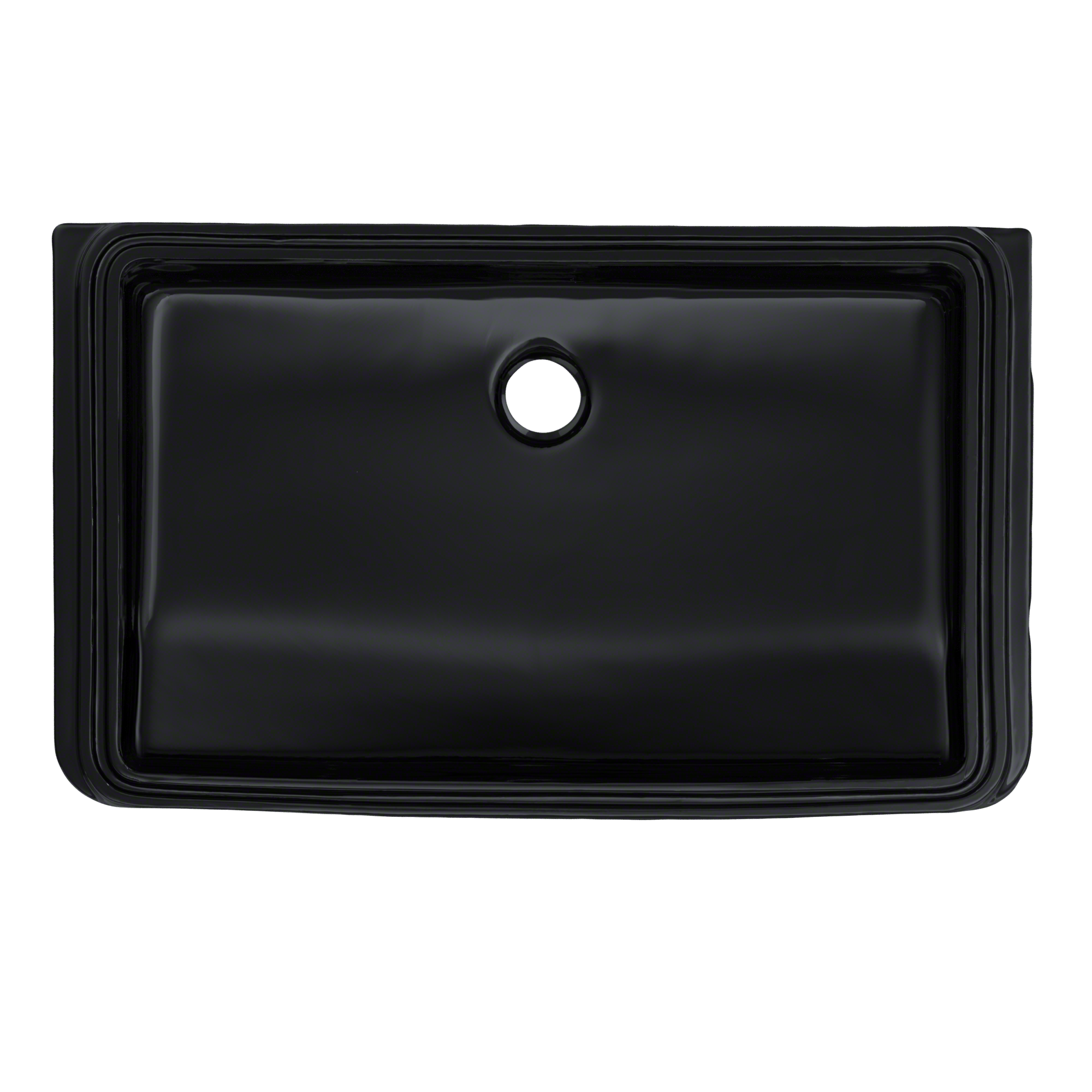 TOTO Rectangular Undermount Bathroom Sink, Ebony, Vitreous China, LT191#51
