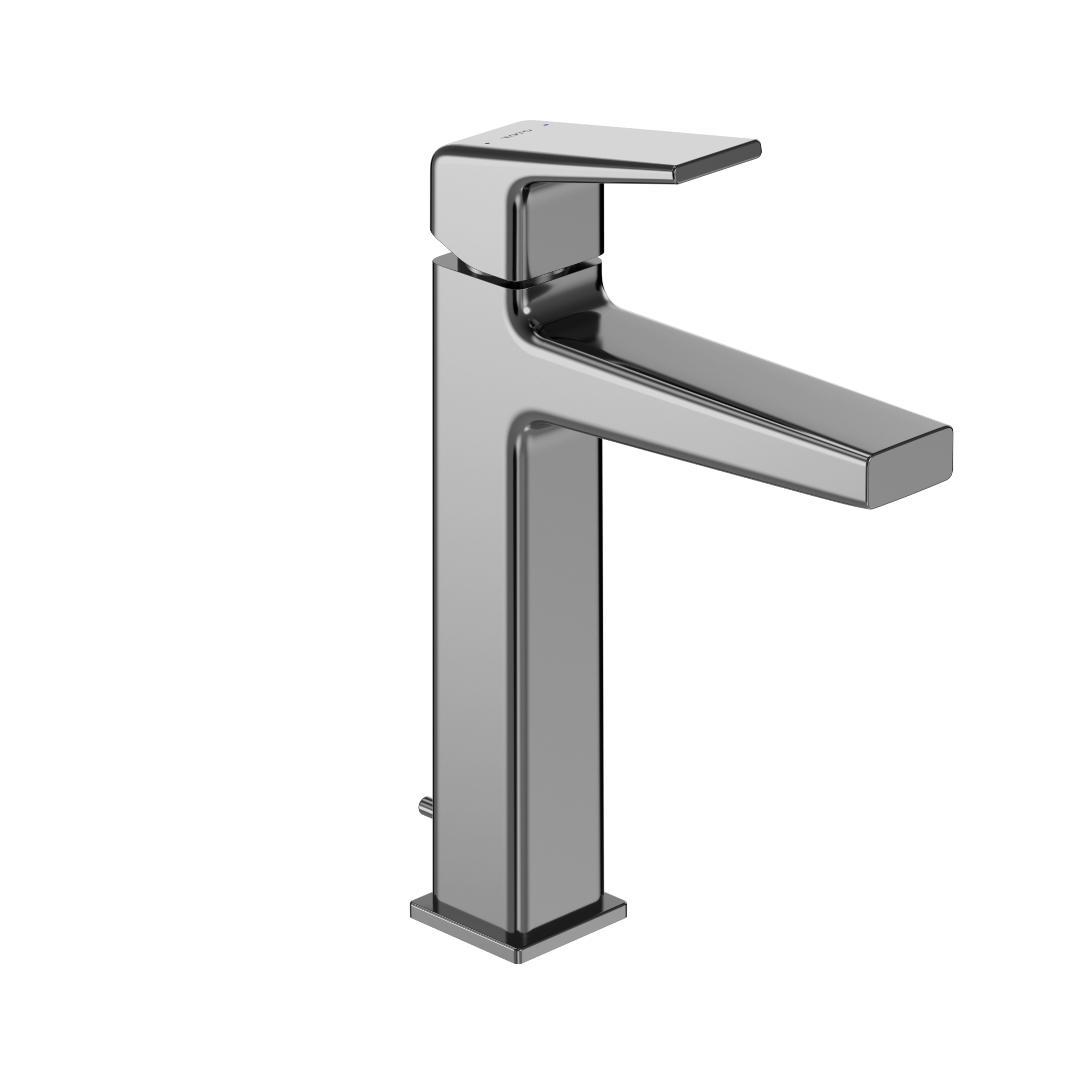 TOTO GB 1.2 GPM Single Handle Semi-Vessel Bathroom Sink Faucet with COMFORT GLIDE Technology, Polished Chrome, Brass, TLG10303U#CP