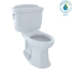 Alternate Image for TOTO Eco Dartmouth Two-Piece Elongated 1.28 GPF Universal Height Toilet, Cotton White, Vitreous China, CST754EF#01