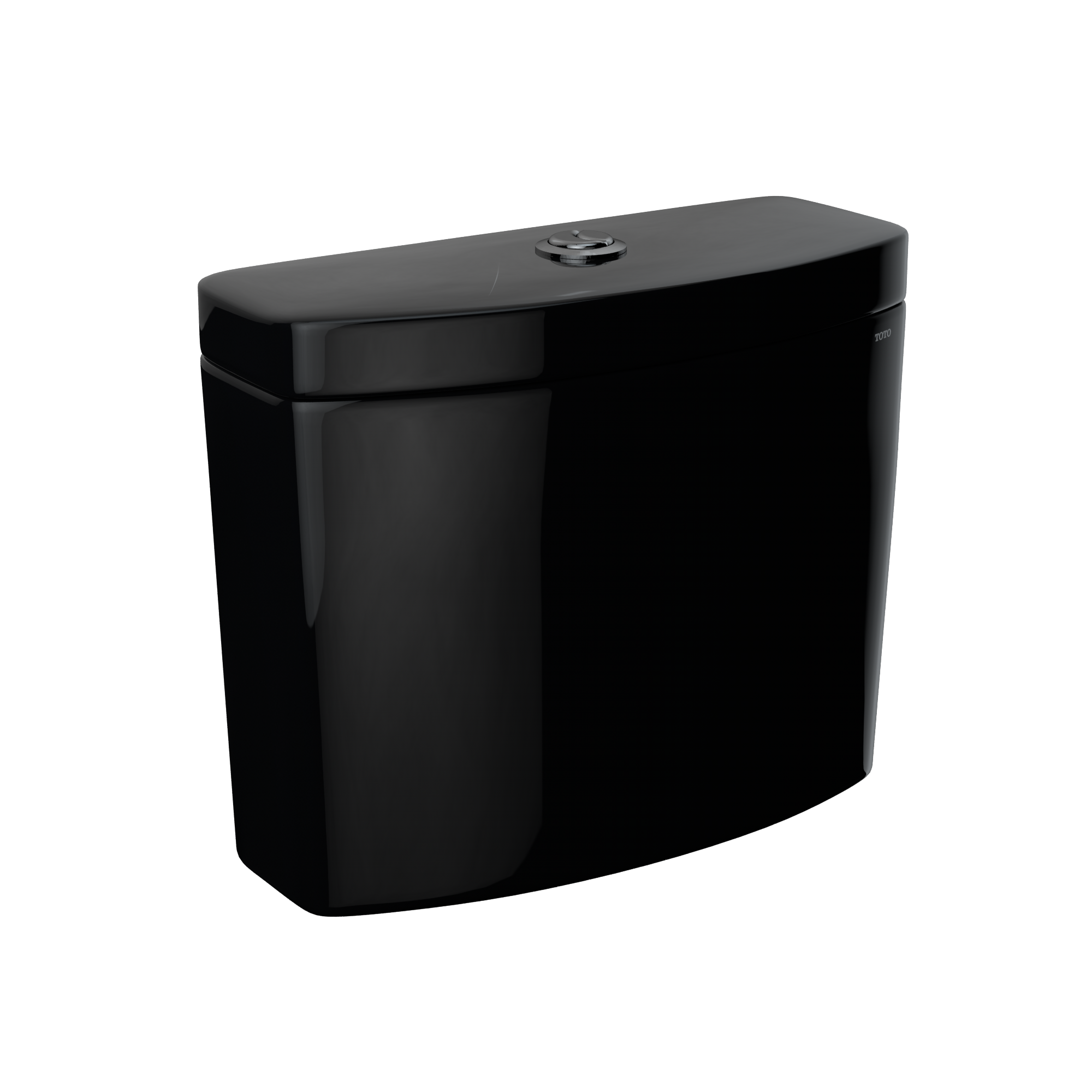 TOTO Aquia IV Dual Flush 1.28 and 0.9 GPF Toilet Tank Only with WASHLET+ Auto Flush Compatibility, Ebony, Vitreous China, ST446EMNA#51